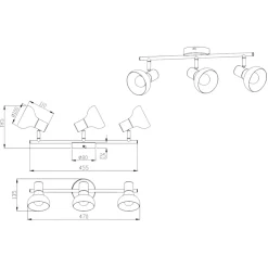 Plafoniere Moderne-Selezionato da Mazzolaluce Plafoniera da soffitto per interni bianco legno