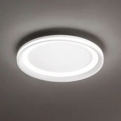 Plafoniere Moderne-Perenz Illuminazione Plafoniera da soffitto tonda bianca moderna led 38w 3000k edge perenz