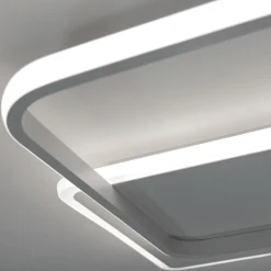 Plafoniere Moderne-Vivida International Plafoniera decline vivida bianca moderna led 50w 3000k 4000k