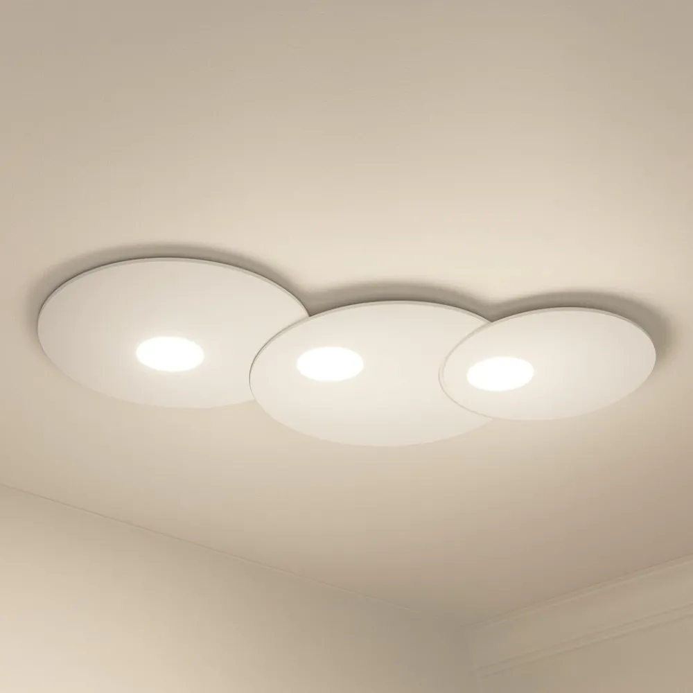 Plafoniere Moderne-Top Light Plafoniera design bianca da cucina moderna toplight cloud