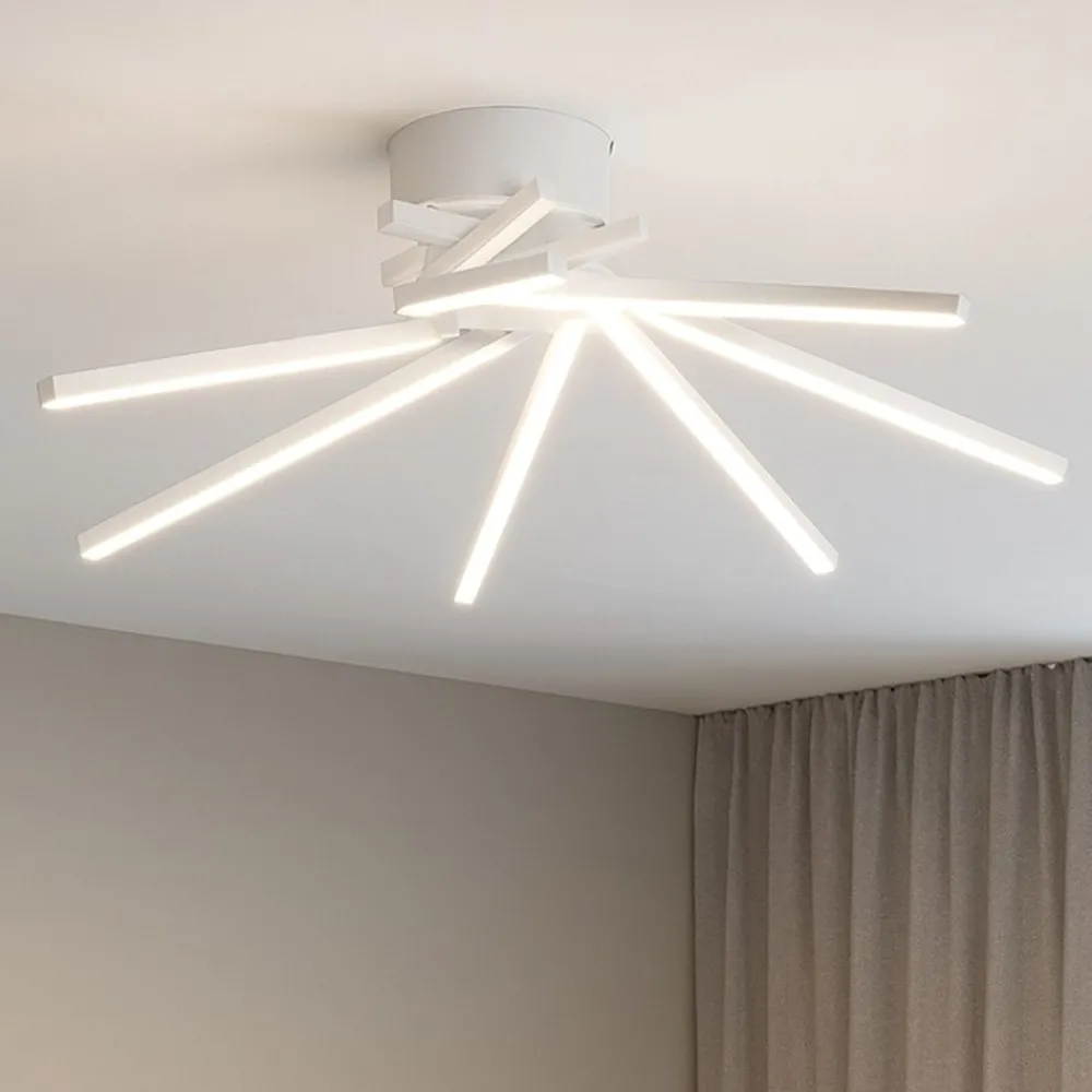 Plafoniere Moderne-Vivida International Plafoniera design led 30w 3000k vivida shang moderna bianca
