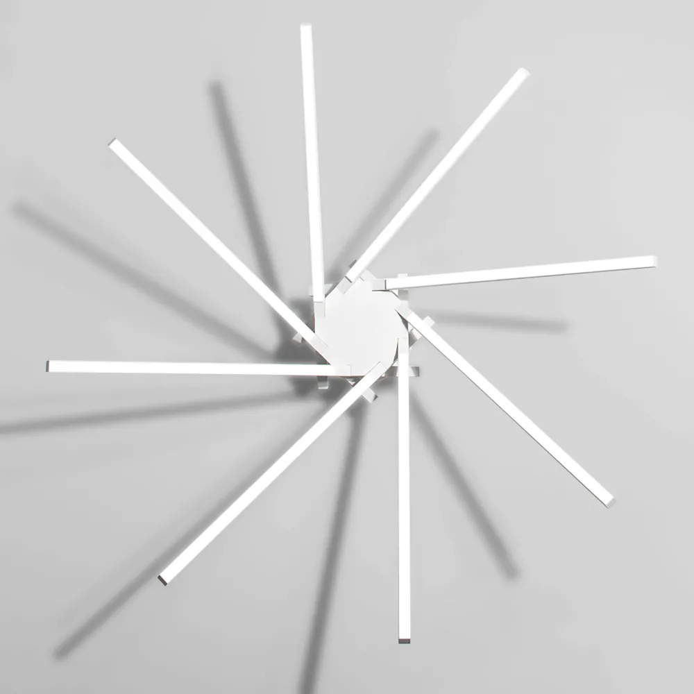 Plafoniere Moderne-Vivida International Plafoniera design led 30w 3000k vivida shang moderna bianca