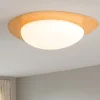 Plafoniere Moderne-Selezionato da Mazzolaluce Plafoniera design moderna led 29w 3000k dimmerabile colore legno