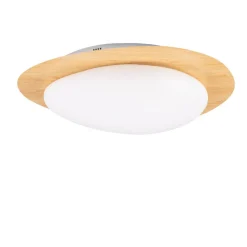 Plafoniere Moderne-Selezionato da Mazzolaluce Plafoniera design moderna led 29w 3000k dimmerabile colore legno