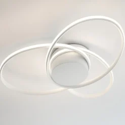 Plafoniere Moderne-Vivida International Plafoniera design moderna led 47w 3000k dimmerabile vivida clover