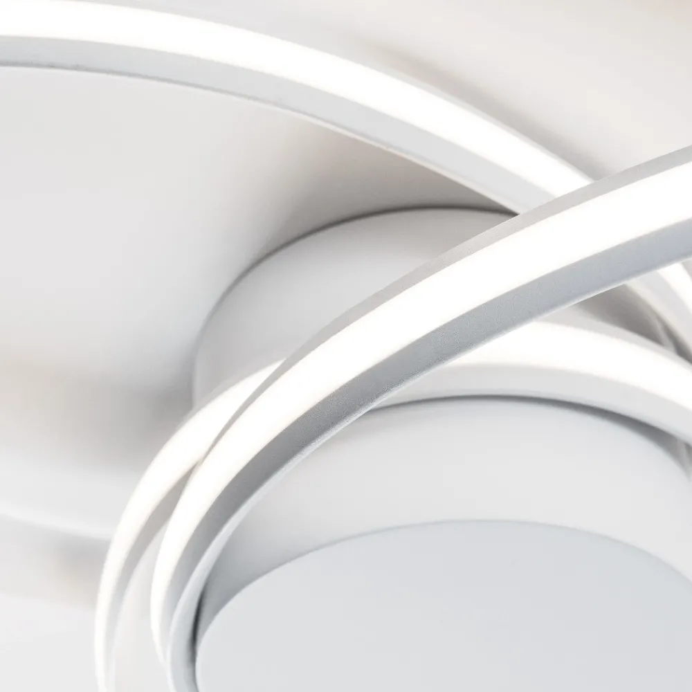 Plafoniere Moderne-Vivida International Plafoniera design moderna led 47w 3000k dimmerabile vivida clover