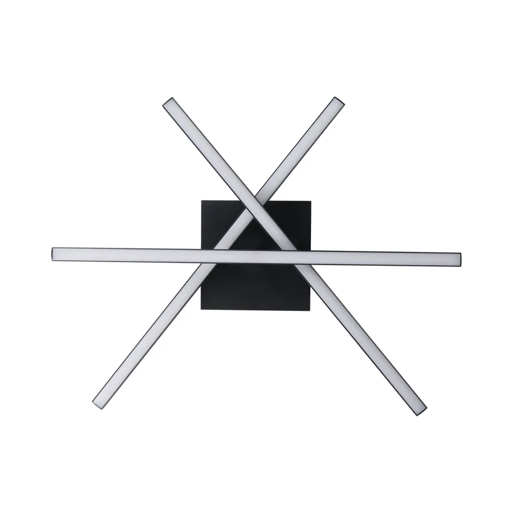 Plafoniere Moderne-Eglo Plafoniera design moderna nera 13w 3000k lasana