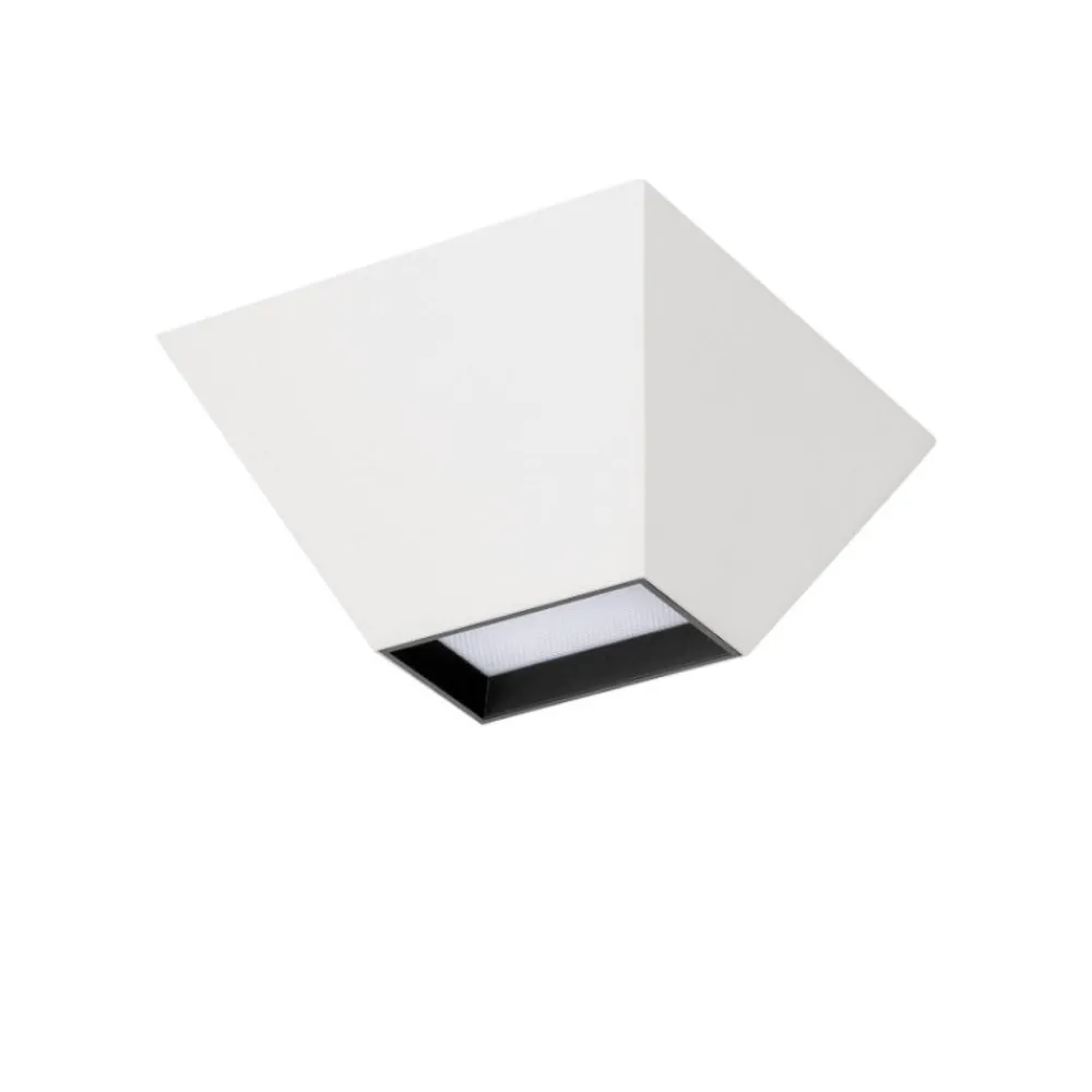 Plafoniere Moderne-Selezionato da Mazzolaluce Plafoniera design sagomata bianca led 3000k