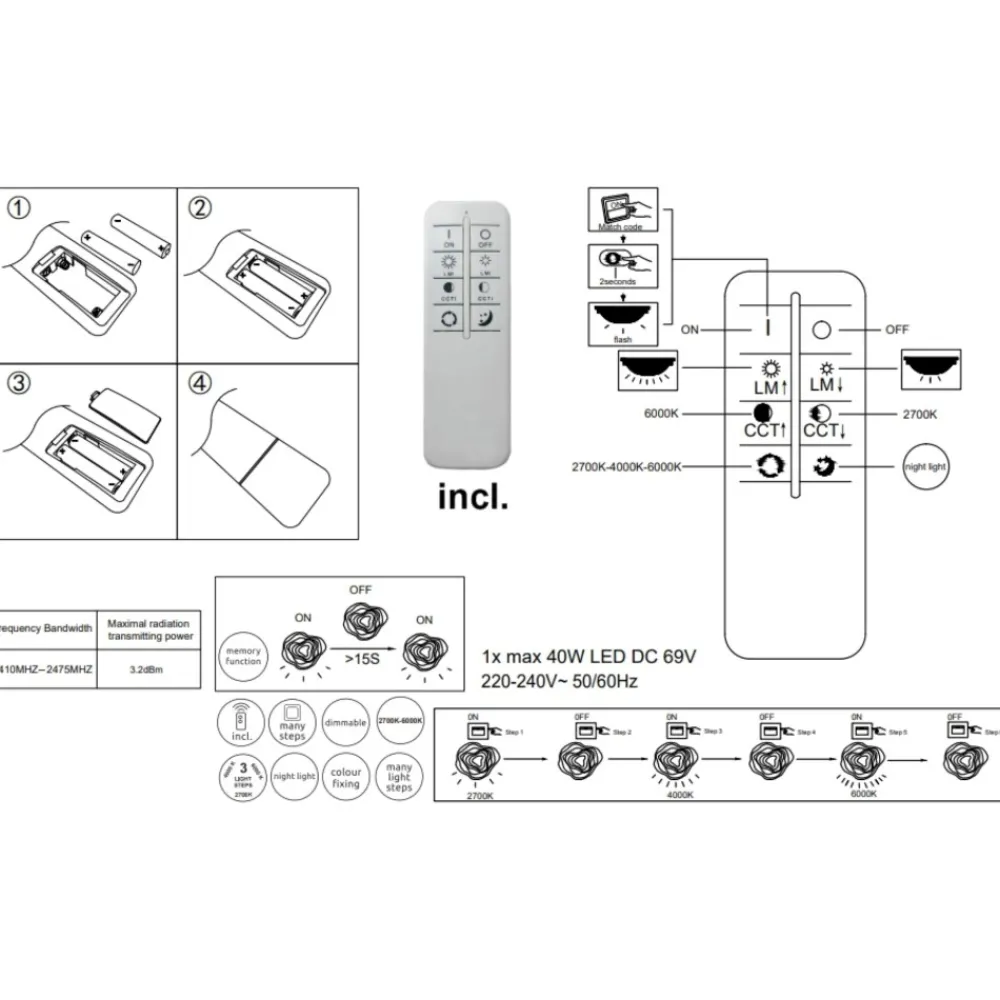 Plafoniere Moderne-Selezionato da Mazzolaluce Plafoniera di legno led 40w da 2700k a 6000k con telecomando