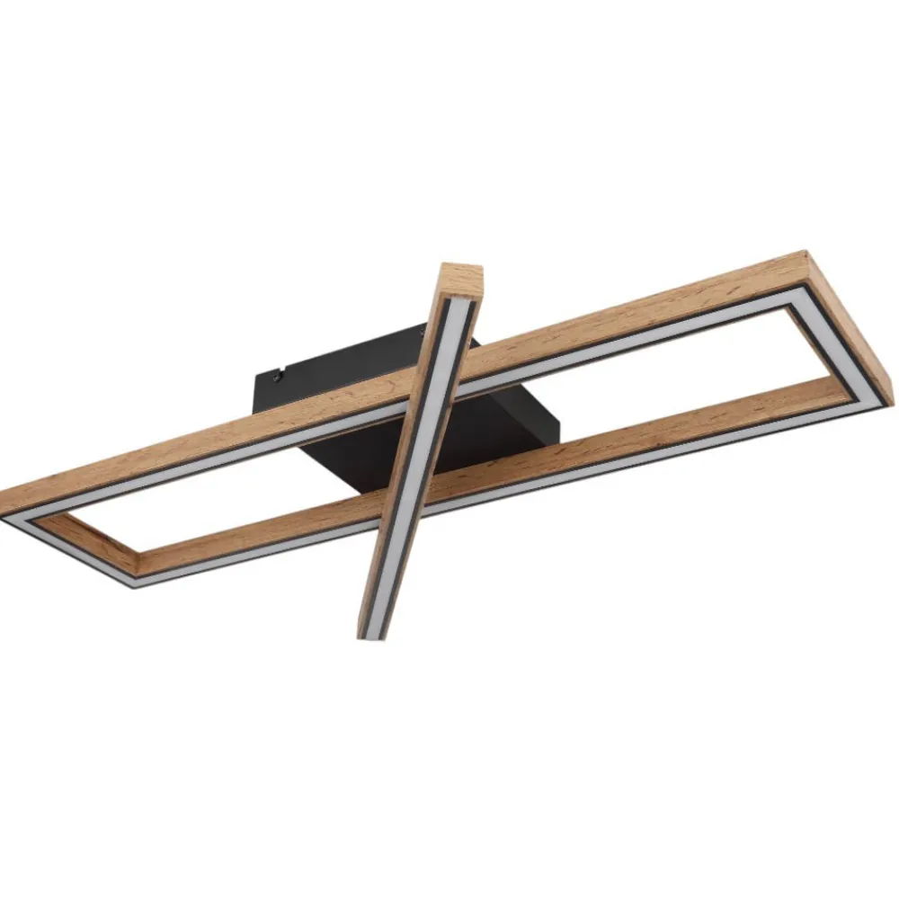 Plafoniere Moderne-Selezionato da Mazzolaluce Plafoniera di legno led 36w 3000k dimmerabile