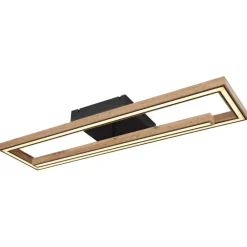 Plafoniere Moderne-Selezionato da Mazzolaluce Plafoniera di legno led 36w 3000k dimmerabile