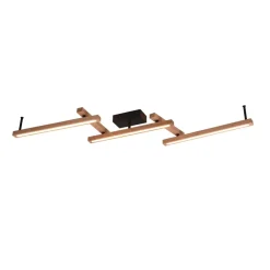 Plafoniere Moderne-Selezionato da Mazzolaluce Plafoniera di legno moderna led 2700k-6000k dimmerabile