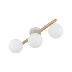 Plafoniere Moderne-Selezionato da Mazzolaluce Plafoniera di legno naturale per cucina