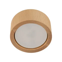 Plafoniere Moderne-Selezionato da Mazzolaluce Plafoniera di legno rotonda stile scandinavo