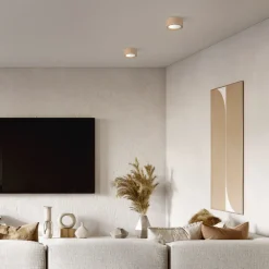 Plafoniere Moderne-Selezionato da Mazzolaluce Plafoniera di legno rotonda stile scandinavo