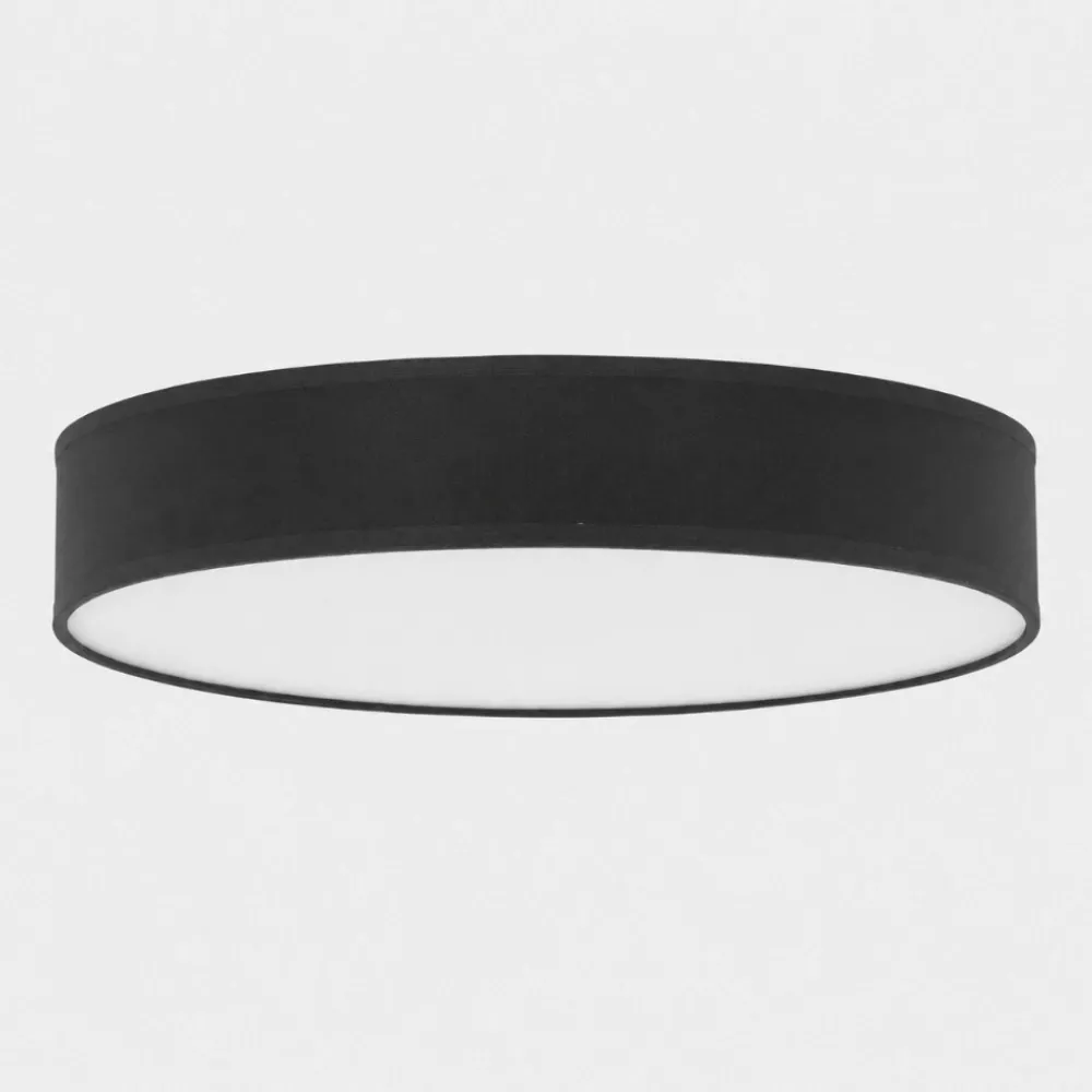 Plafoniere Moderne-Selezionato da Mazzolaluce Plafoniera di tessuto 45 cm cilindro da soffitto per camera da letto