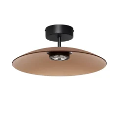 Plafoniere Moderne-Selezionato da Mazzolaluce Plafoniera di vetro marrone 40cm led 3000k per cucina