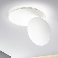 Plafoniere Moderne-Perenz Illuminazione Plafoniera drum perenz led 22w 3000k bianco tonda