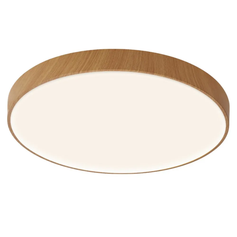Plafoniere Moderne-Selezionato da Mazzolaluce Plafoniera effetto legno led 27000k 3300k 4000k dimmerabile
