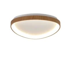 Plafoniere Moderne-Selezionato da Mazzolaluce Plafoniera effetto legno led 38w 2700k a 5000k moderna