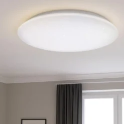 Plafoniere Moderne-Selezionato da Mazzolaluce Plafoniera effetto stelle led da 3000k a 5500k tonda