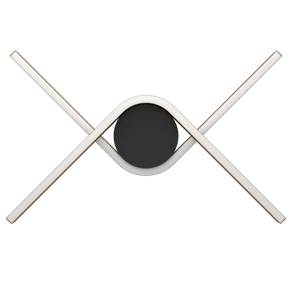 Plafoniere Moderne-Eglo Plafoniera folcino-z design moderna bronzo controllo remoto app led rgb 2700k a 6500k