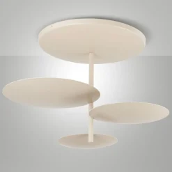 Plafoniere Moderne-Fabas Luce Plafoniera simplon sabbia design moderna per soggiorno