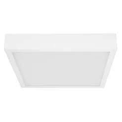 Plafoniere Moderne-Linea Light Plafoniera grande box led bianca quadrata 43w 4000k