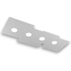 Plafoniere Moderne-Top Light Plafoniera grigio design moderna toplight plate