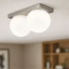 Plafoniere Moderne-Perenz Illuminazione Plafoniera grigio titanio moderna led dot