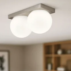 Plafoniere Moderne-Perenz Illuminazione Plafoniera grigio titanio moderna led dot