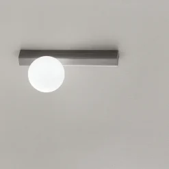 Plafoniere Moderne-Perenz Illuminazione Plafoniera grigio titanio snooky moderna