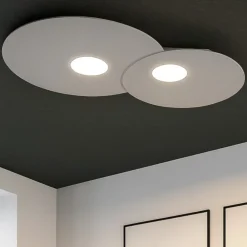 Plafoniere Moderne-Top Light Plafoniera grigio toplight cloud design moderna nuvola