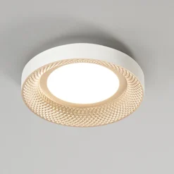Plafoniere Moderne-Perenz Illuminazione Plafoniera hive led 30w 3000k bianco oro