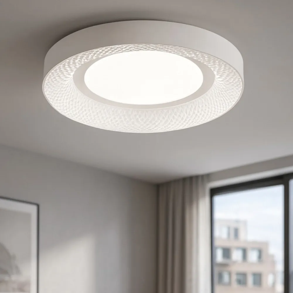 Plafoniere Moderne-Perenz Illuminazione Plafoniera hive led 40w 3000k 4000k bianca
