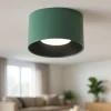 Plafoniere Moderne-Perenz Illuminazione Plafoniera hole verde tonda led 24w 3000k