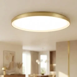 Plafoniere Moderne-Gea Luce Plafoniera krizia oro px led 80w 3000k moderna