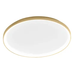 Plafoniere Moderne-Gea Luce Plafoniera krizia oro px led 80w 3000k moderna