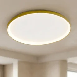 Plafoniere Moderne-Gea Luce Plafoniera krizia ps led 60w 3000k oro moderna
