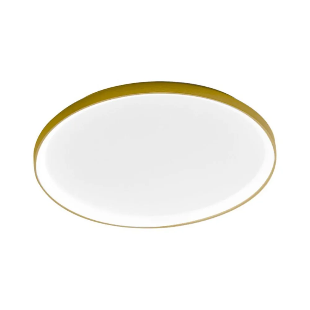 Plafoniere Moderne-Gea Luce Plafoniera krizia ps led 60w 3000k oro moderna