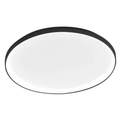 Plafoniere Moderne-Gea Luce Plafoniera krizia px nera moderna led 80w 3000k