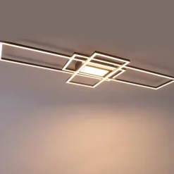 Plafoniere Moderne-Selezionato da Mazzolaluce Plafoniera led bianca dimmerabile da 3000k a 6500k cont elecomando