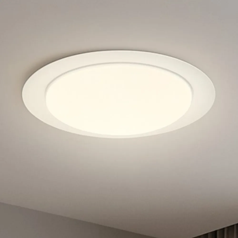 Plafoniere Moderne-Linea Light Plafoniera led bianca led 3000k 11w crew