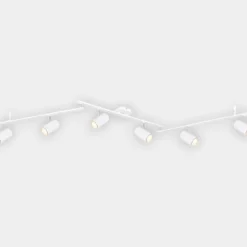 Plafoniere Moderne-Selezionato da Mazzolaluce Plafoniera led bianco con spot orientabili monofase