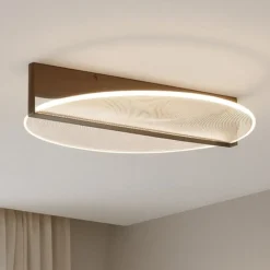 Plafoniere Moderne-Selezionato da Mazzolaluce Plafoniera led caffe per camera da letto dimmerabile