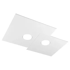Plafoniere Moderne-Top Light Plafoniera led design bianca moderna plate