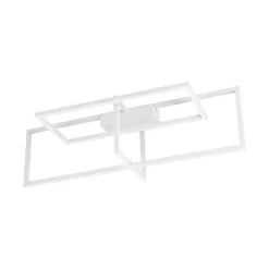 Plafoniere Moderne-Selezionato da Mazzolaluce Plafoniera led design moderna bianca per camera da letto