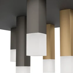 Plafoniere Moderne-Eglo Plafoniera led design originale per salotto estanterios