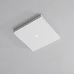 Plafoniere Moderne-Selezionato da Mazzolaluce Plafoniera led di gesso ceramico pitturabile quadrato led 6w 4000k