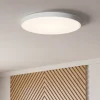 Plafoniere Moderne-Eglo Plafoniera led dimmerabile bianca 36w da 2700k a 6500k zubieta
